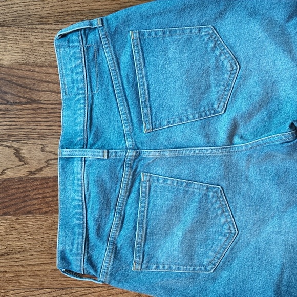 J. Crew Slim Wide High Rise Blue Jeans - Picture 4 of 6